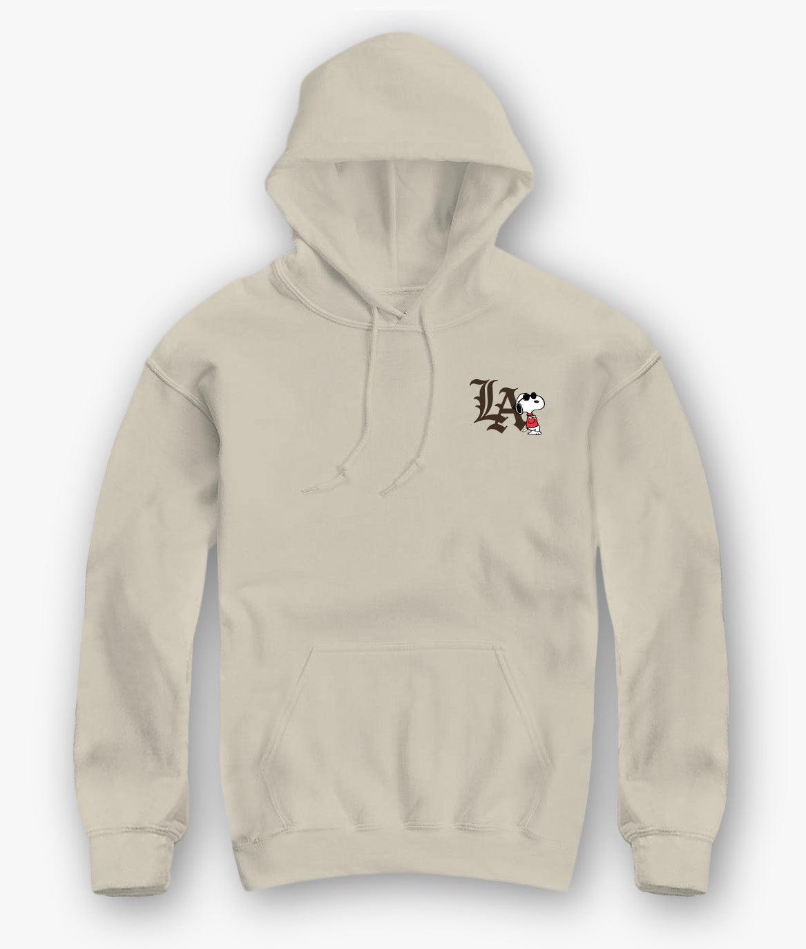 Riot Society Peanuts Snoopy LA Chill Embroidered Mens Hoodie