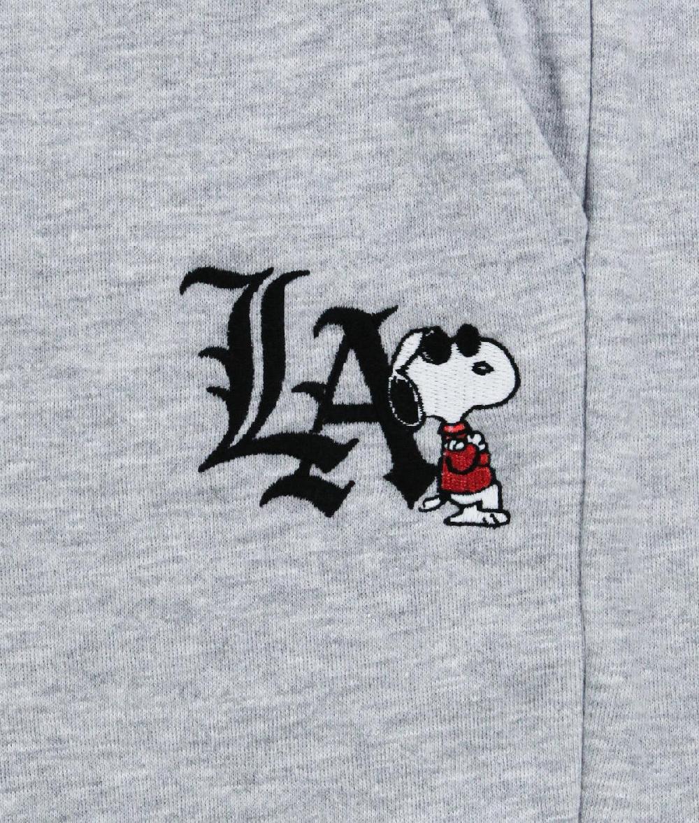 Riot Society Peanuts Snoopy LA Chill Embroidered Mens Joggers