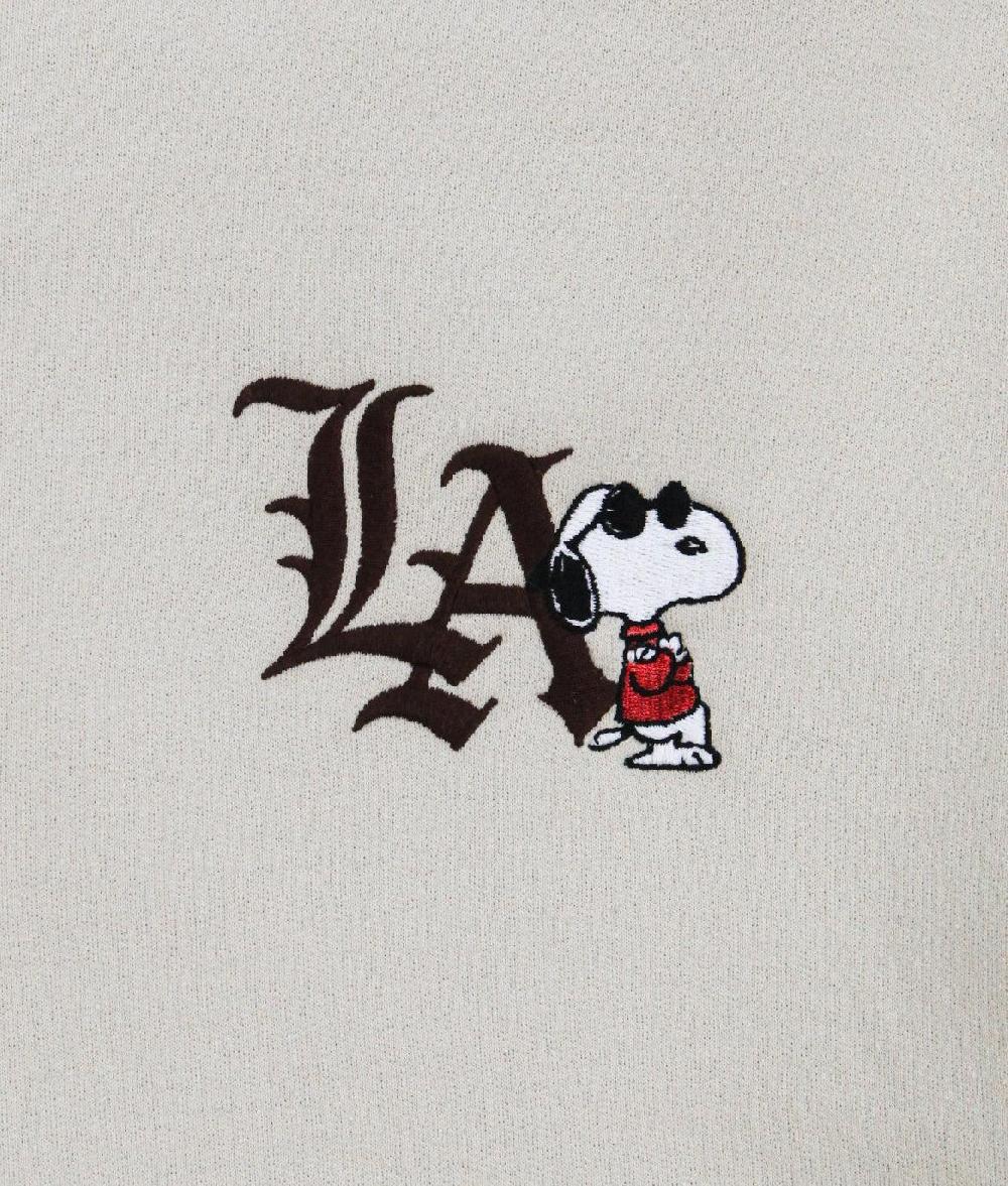 Riot Society Peanuts Snoopy LA Chill Embroidered Womens Hoodie