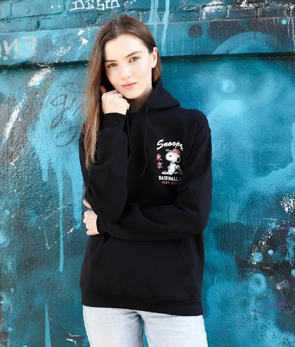 riot society Peanuts Snoopy's Baseball Club Womens Hoodie