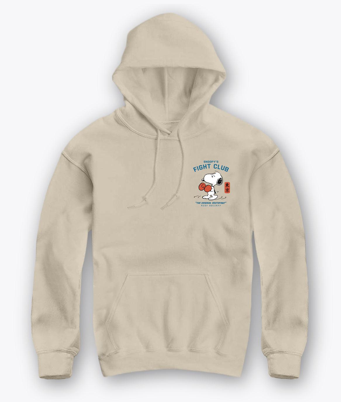Riot Society Peanuts Snoopy's Fight Club Mens Hoodie