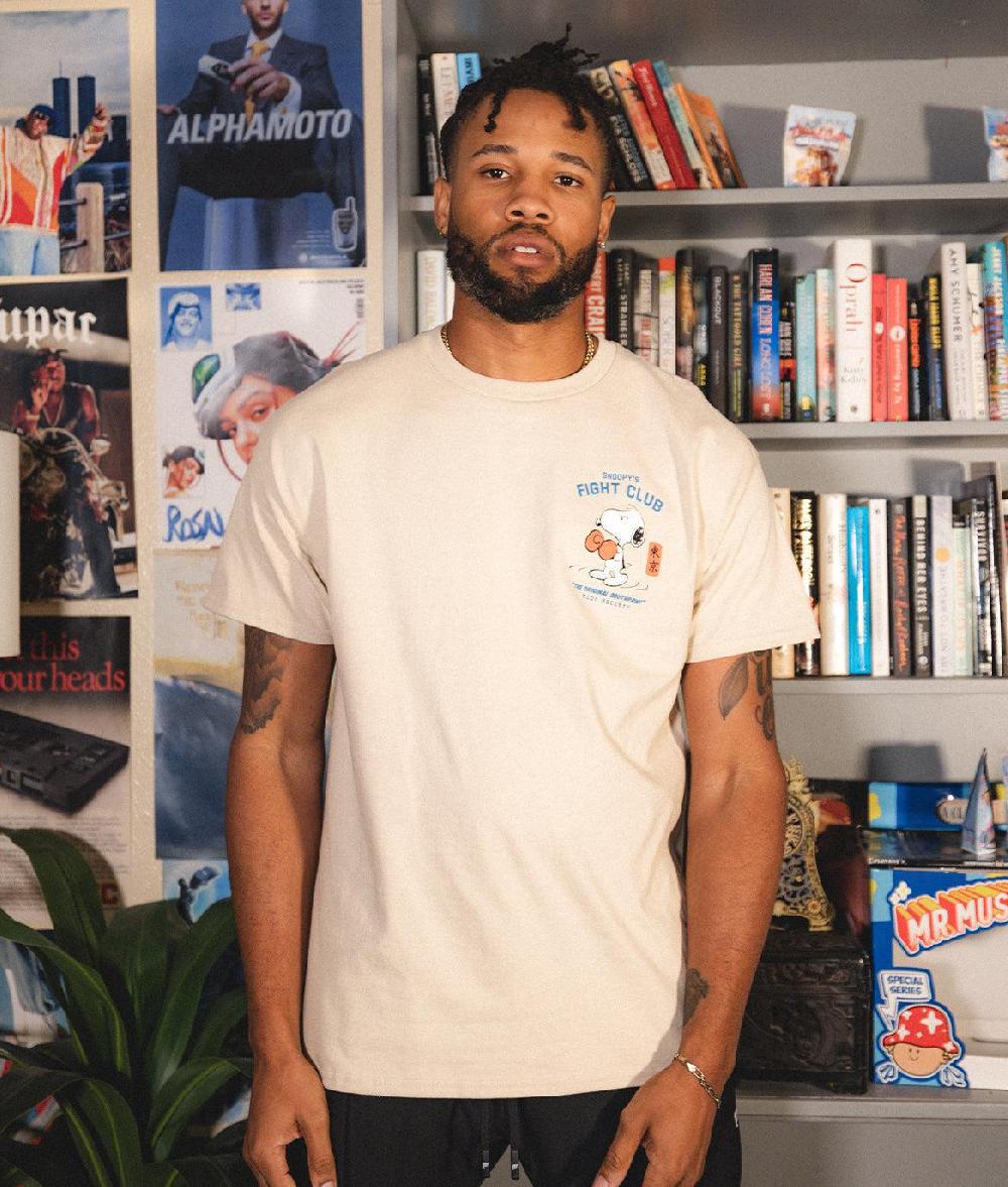 Riot Society Peanuts Snoopy's Fight Club Mens T-Shirt