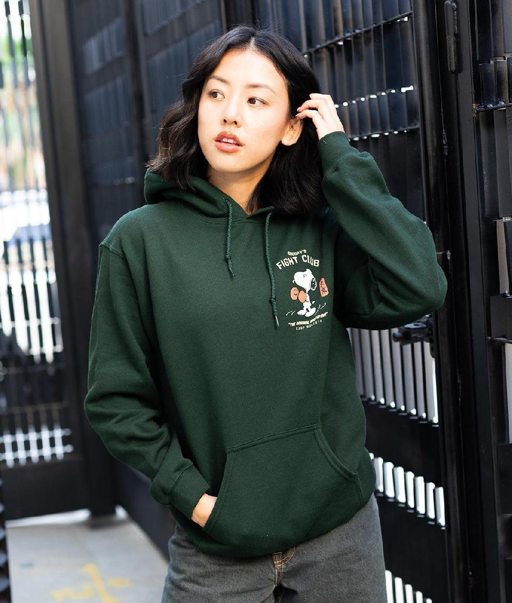 Riot Society Peanuts Snoopy's Fight Club Womens Hoodie