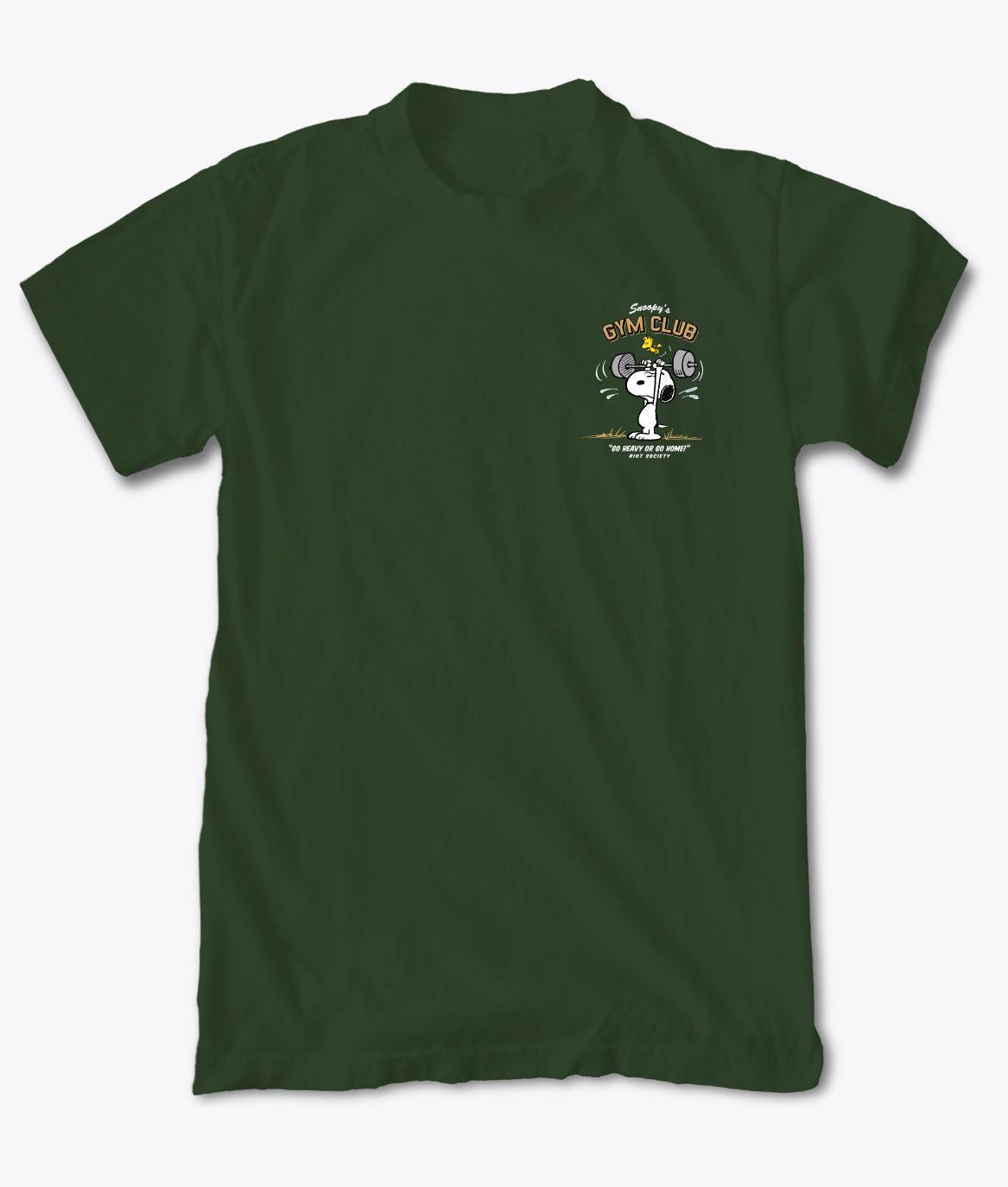 Riot Society Peanuts Snoopy's Gym Club Mens T-Shirt
