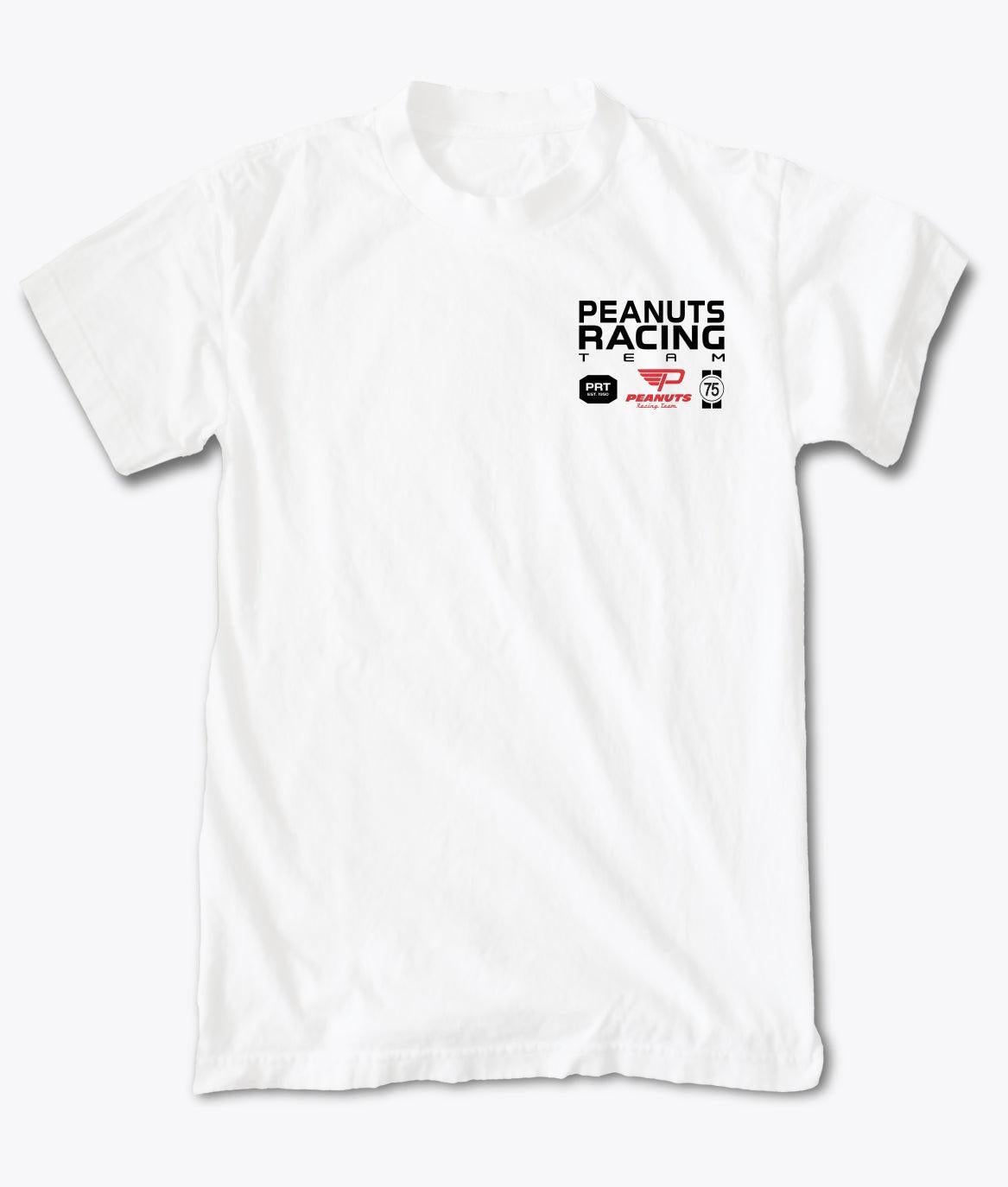 Riot Society Peanuts Snoopy & Woodstock Racing Team Mens T-Shirt