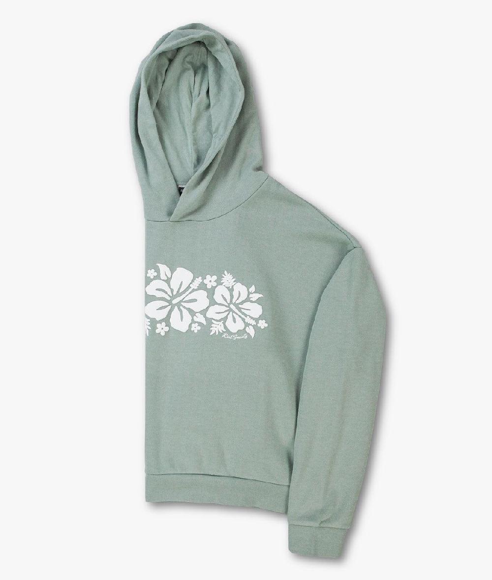 Riot Society Hibiscus Puff Womens Summer Hoodie