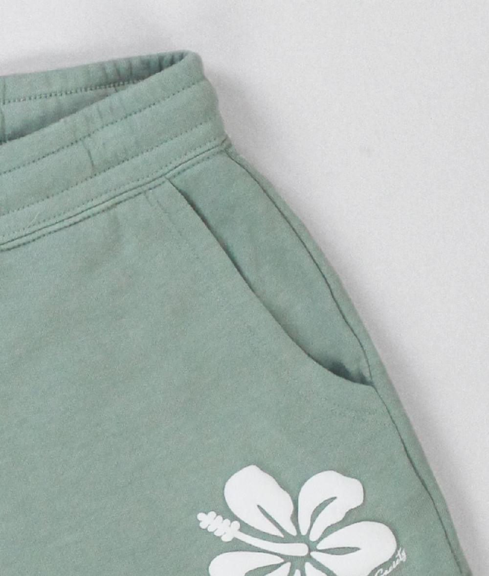 Riot Society Hibiscus Puff Womens Summer Shorts