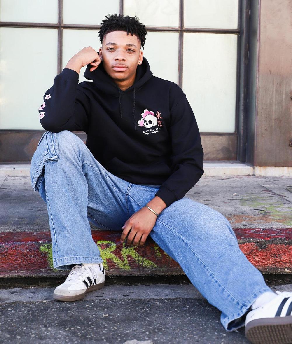 Riot Society Japan Koi Tattoo Blossom Mens Hoodie