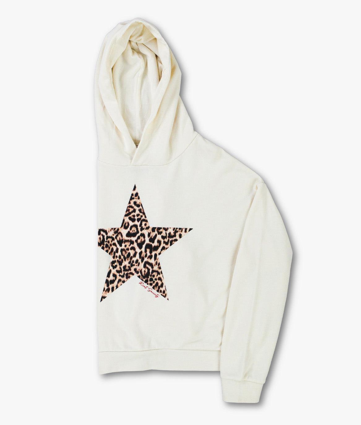 Riot Society Leopard Star Womens Summer Hoodie