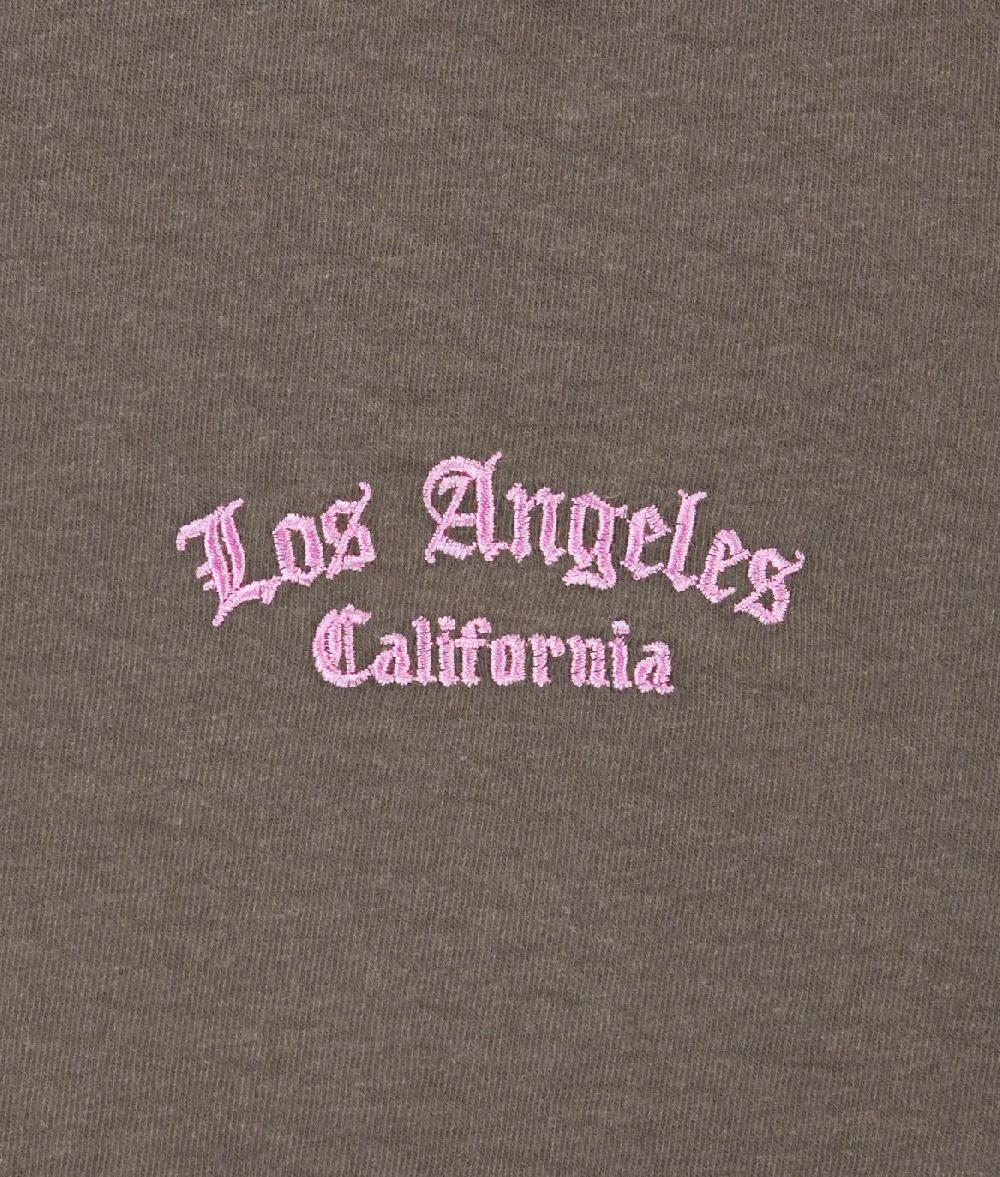 Riot Society Los Angeles Embroidered Boyfriend Tee