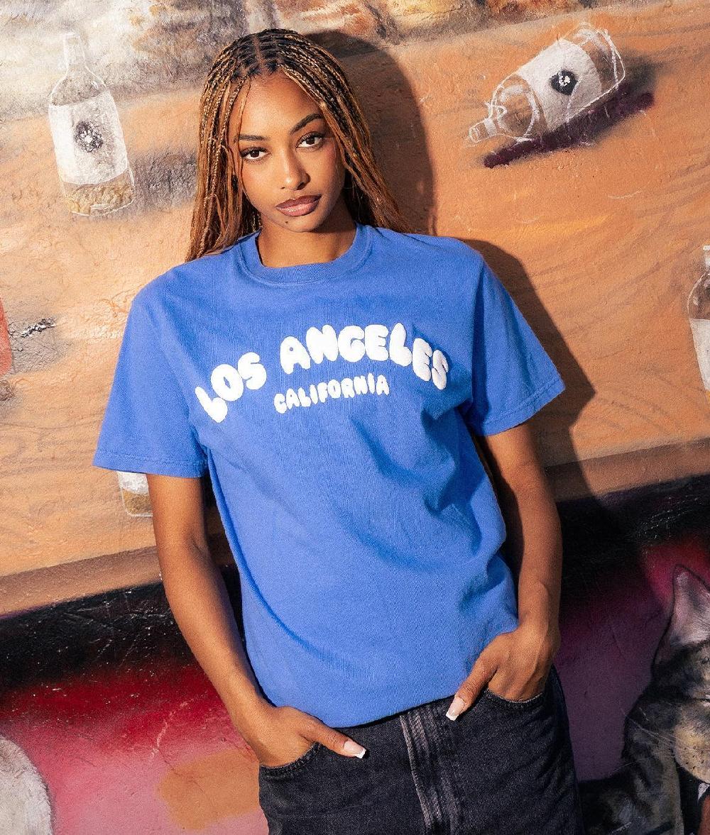 riot society Los Angeles Puff Boyfriend Tee