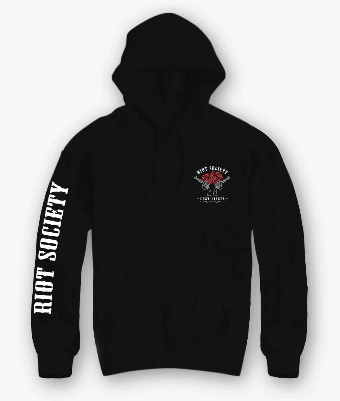 Riot Society The Last Fiesta Vaquera Cowgirl Mens Hoodie