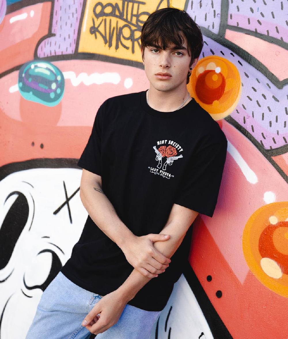 Riot Society The Last Fiesta Vaquera Cowgirl Mens T-Shirt