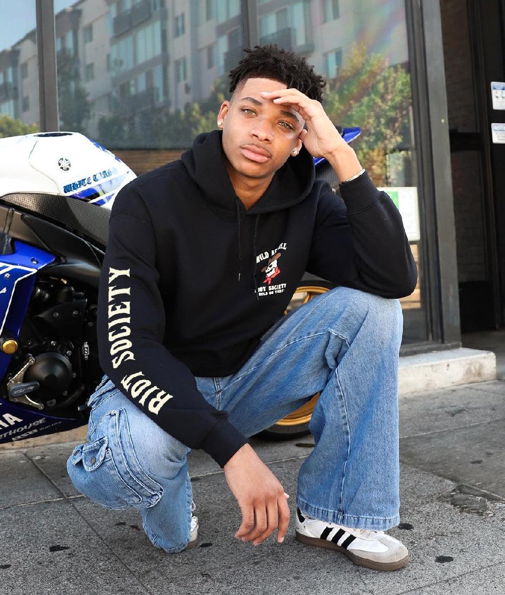 Riot Society Wild As Hell Cowboy Skeleton Mens Hoodie