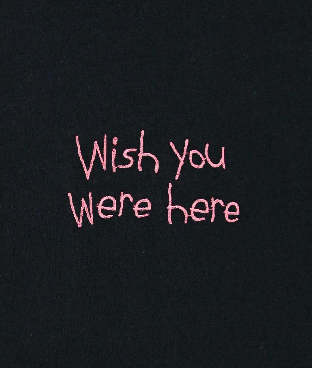 Riot Society Wish You Were Here Embroidered Mens T-Shirt