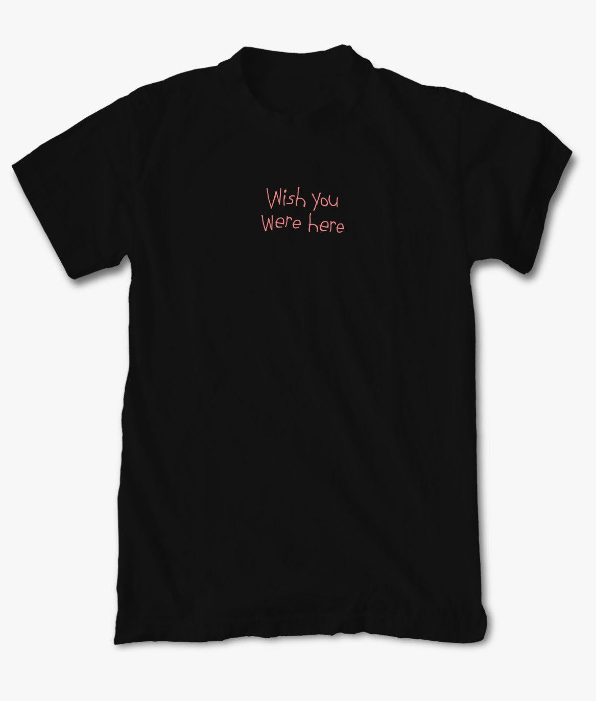 Riot Society Wish You Were Here Embroidered Mens T-Shirt