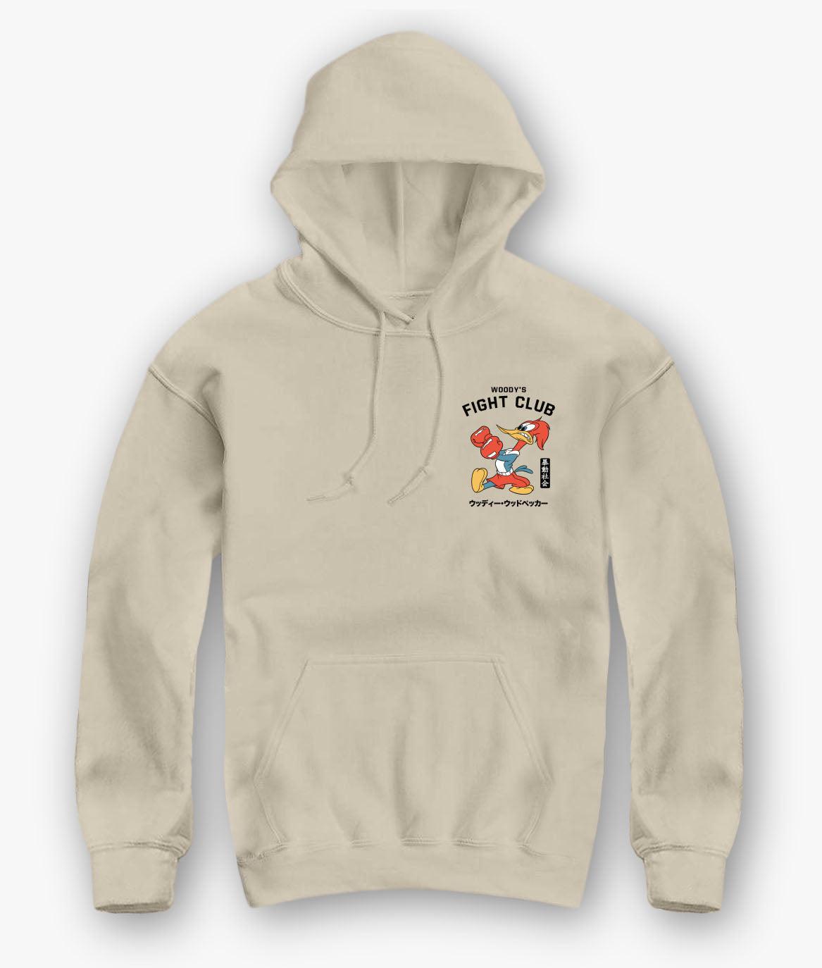 Riot Society Woody Woodpecker's Fight Club Mens Hoodie