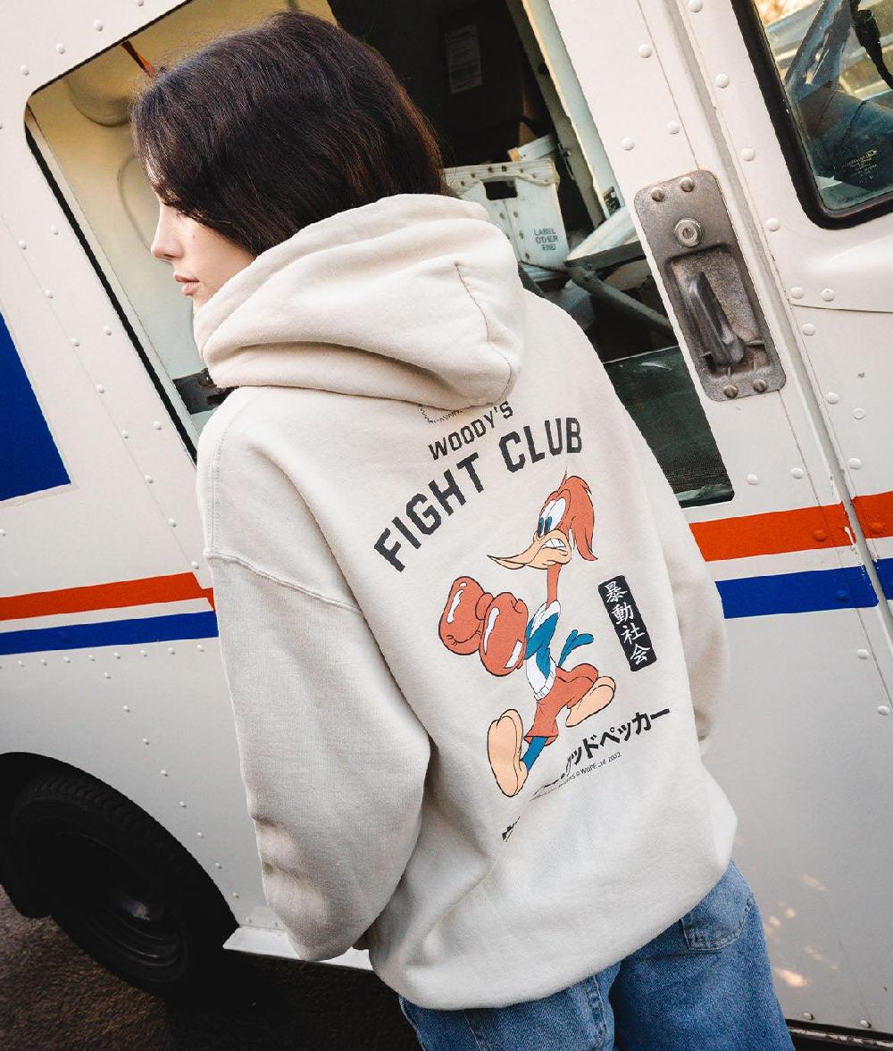 Riot Society Woody Woodpecker's Fight Club Womens Hoodie