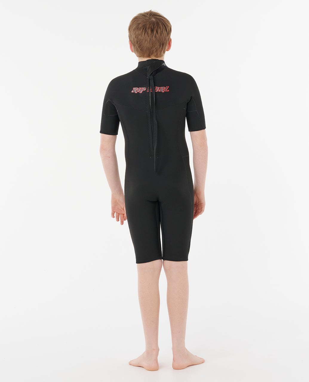 Rip Curl Boys Dawn Patrol Short Sleeve 2mm Back Zip Spring Suit Wetsuit