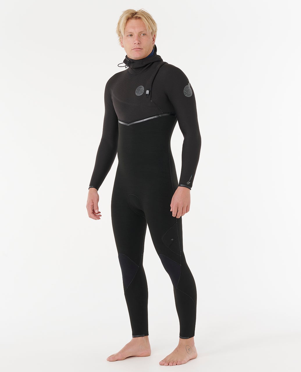 Rip Curl E-Bomb 4/3 Zip Free With Hood Fullsuit Wetsuit