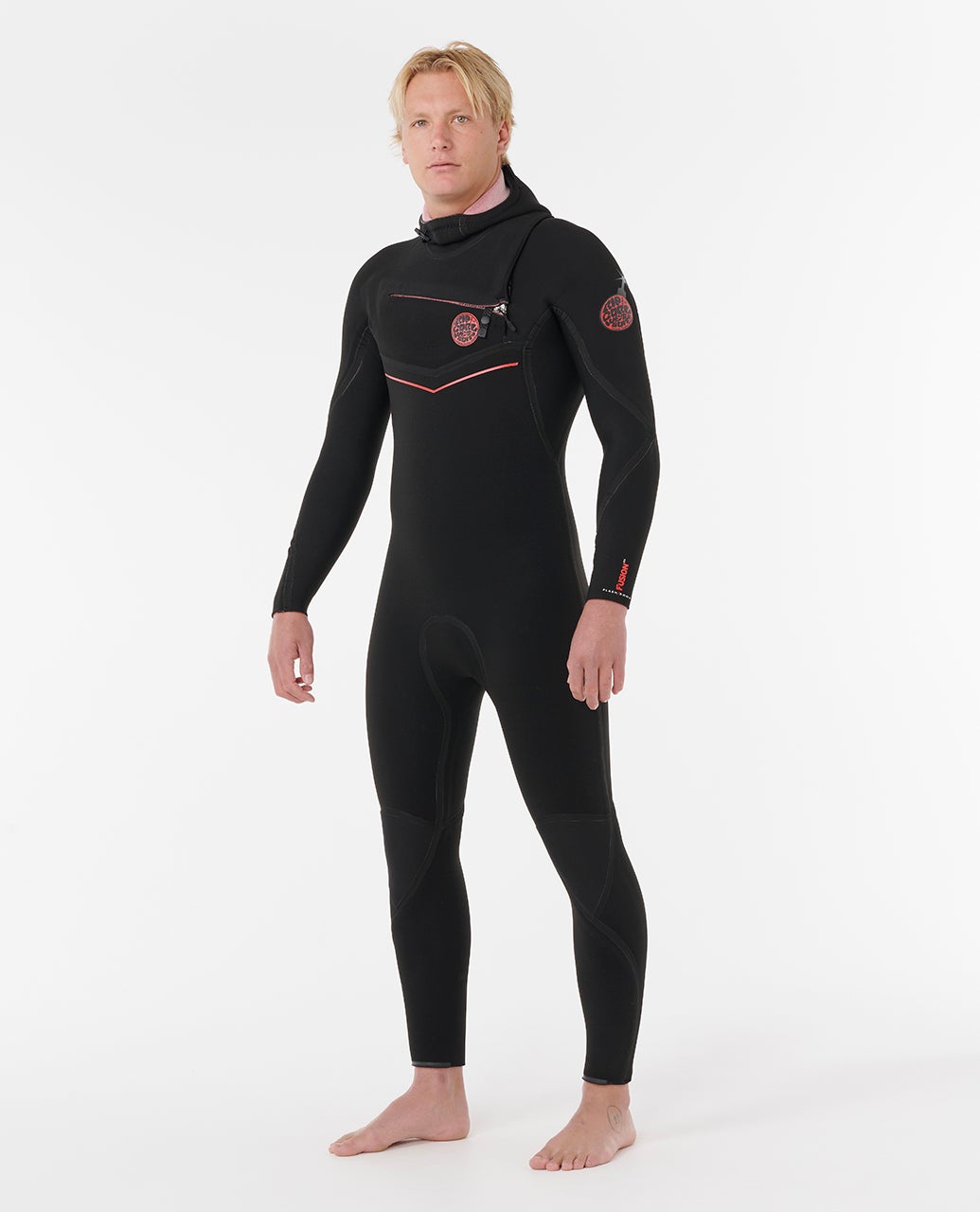 Rip Curl F-Bomb Fusion 4/3 Chest Zip With Hood Fullsuit Wetsuit
