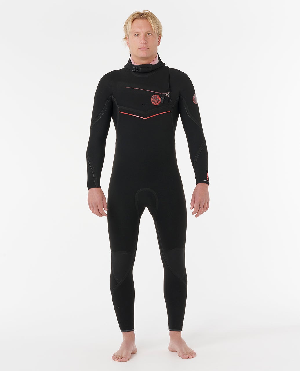 rip curl F-Bomb Fusion 4/3 Chest Zip With Hood Fullsuit Wetsuit