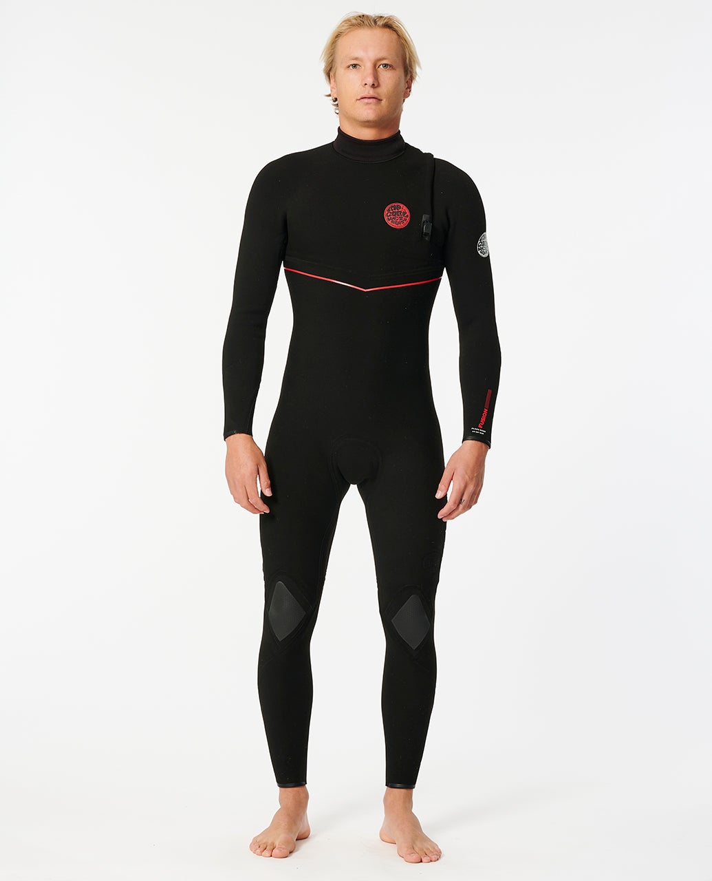 rip curl Flashbomb Fusion 3/2mm Zip Free Wetsuit Steamer