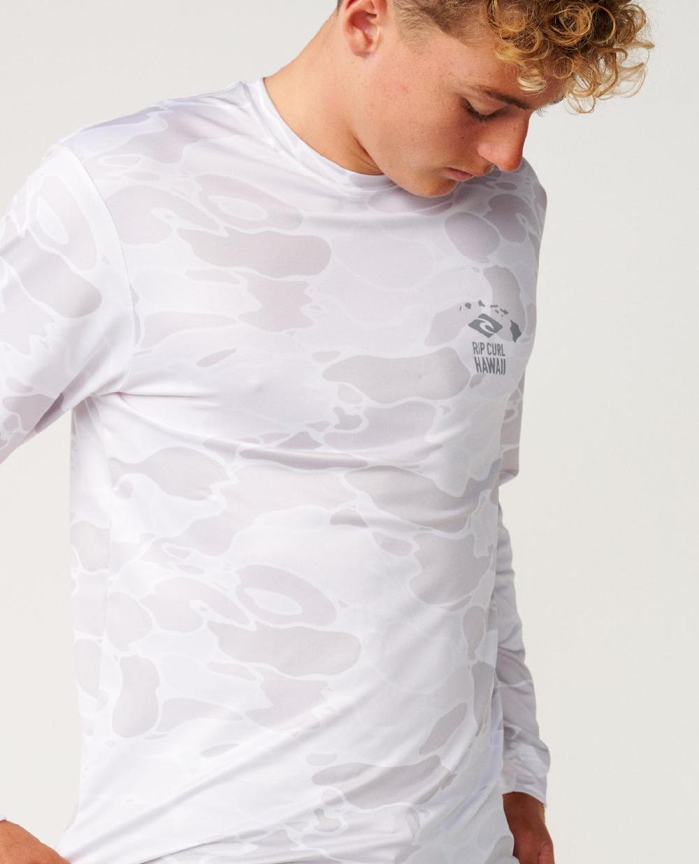 Rip Curl Hawaii Destination UPF Long Sleeve Rash Guard