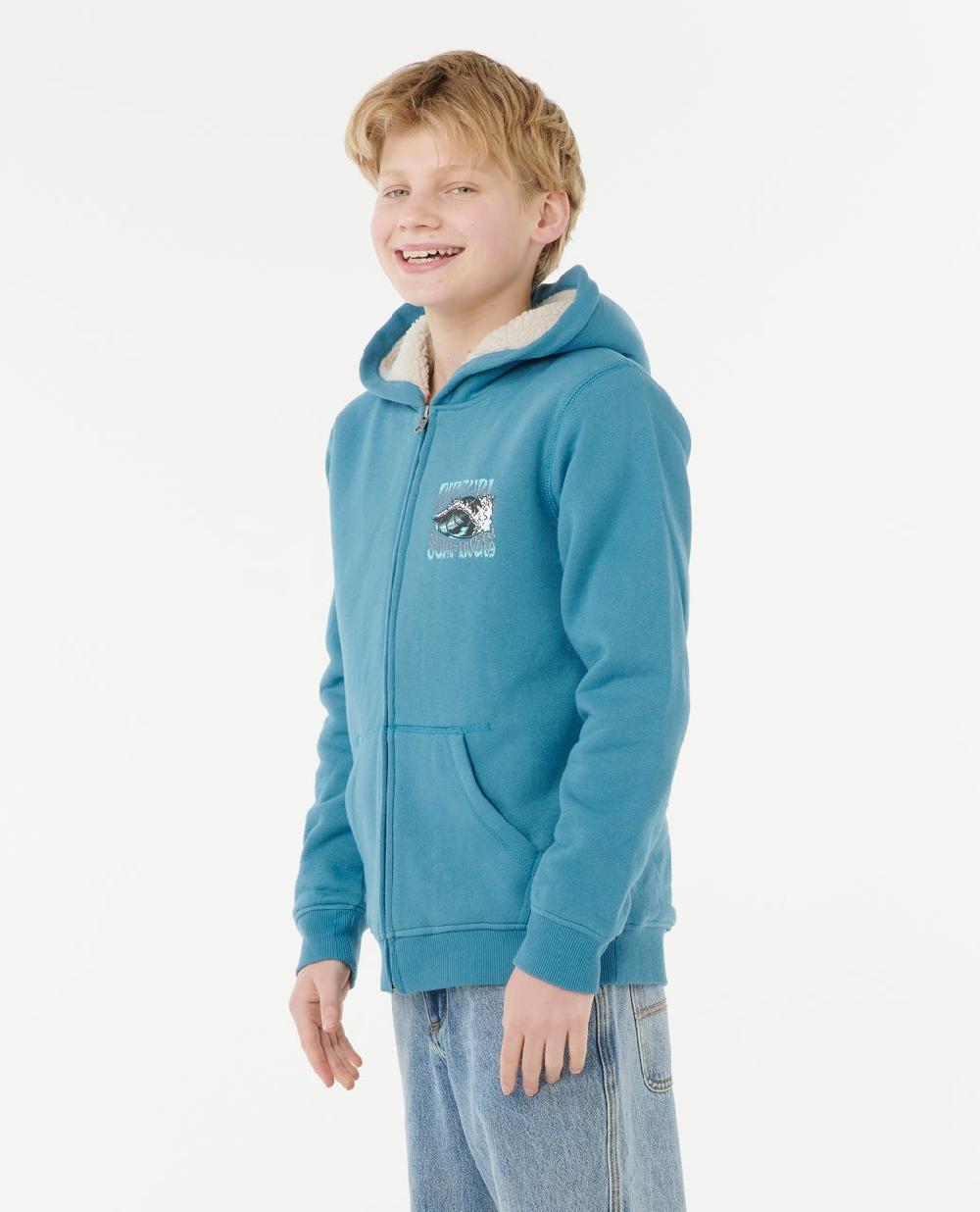 Rip Curl Haze & Tube Lined Zip Through Hooded Jacket - Kids