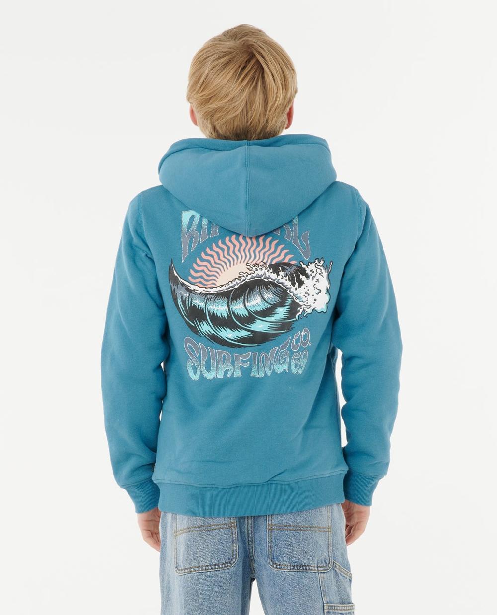 Rip Curl Haze & Tube Lined Zip Through Hooded Jacket - Kids