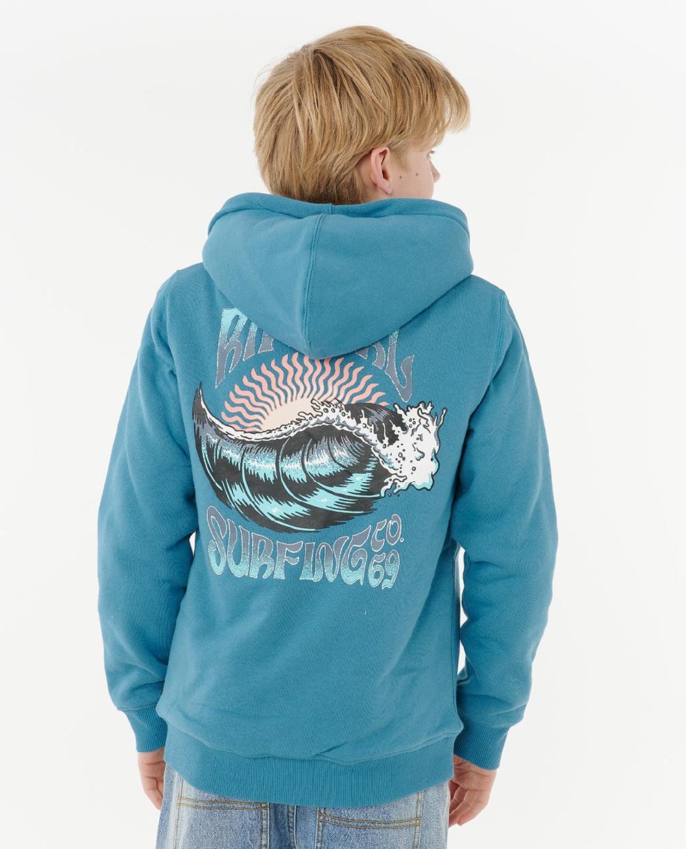 Rip Curl Haze & Tube Lined Zip Through Hooded Jacket - Kids