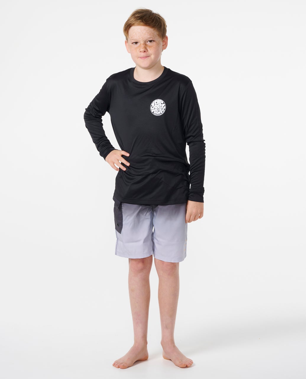 Rip Curl Icons Surflite UV Long Sleeve Rash Vest - Kids