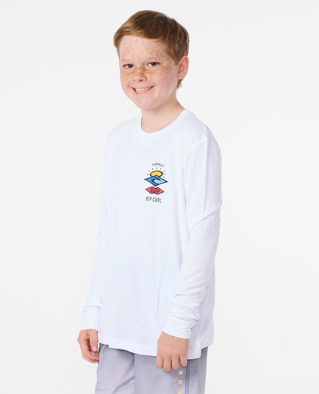 Rip Curl Icons Surflite UV Long Sleeve Rash Vest - Kids