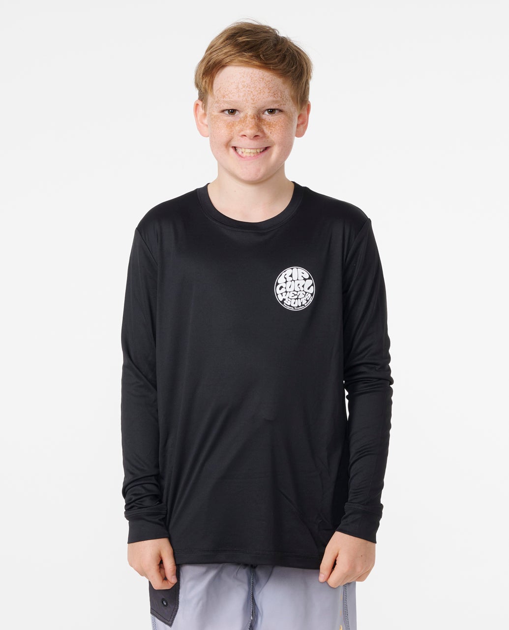 rip curl Icons Surflite UV Long Sleeve Rash Vest - Kids