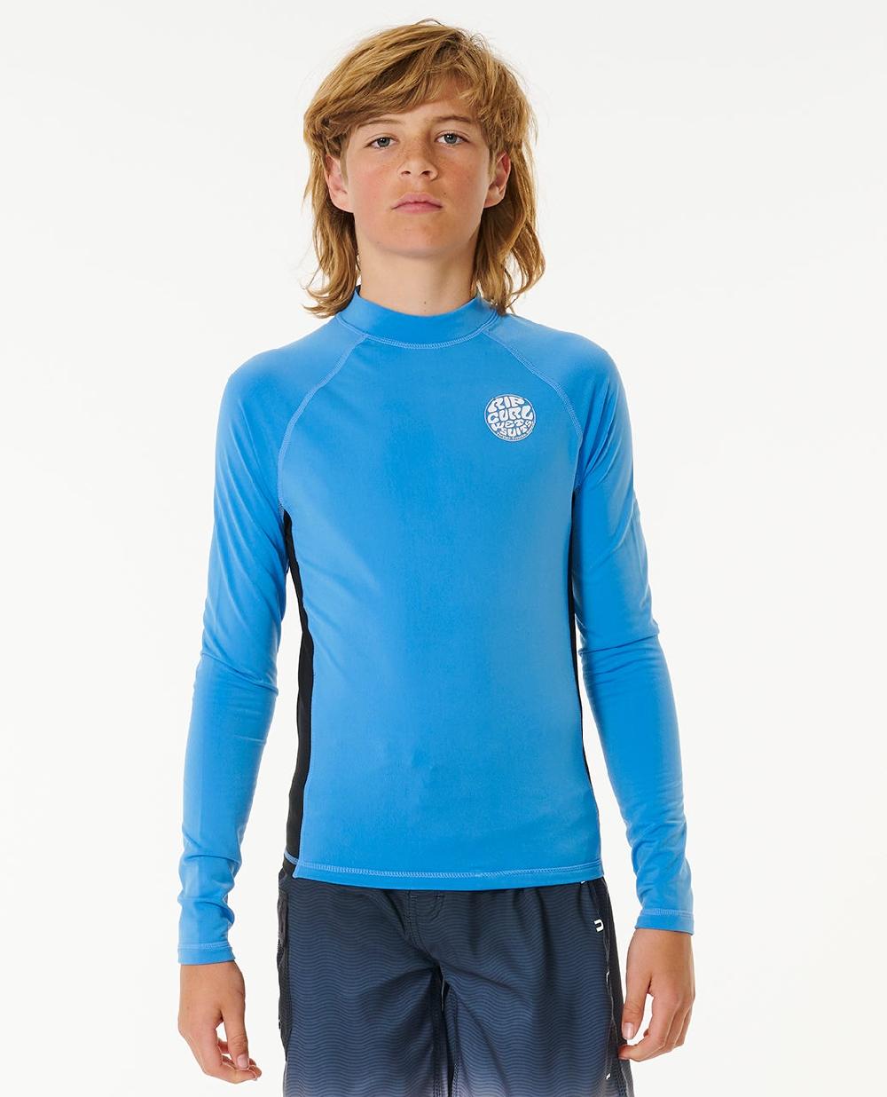 rip curl Icons UV Brushed Long Sleeve Rash Vest - Kids