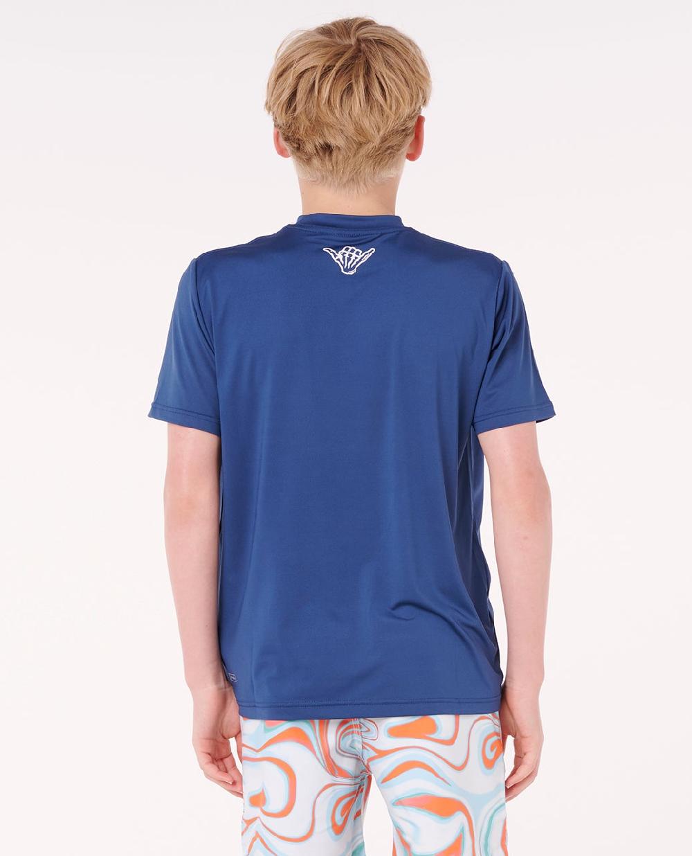 Rip Curl Island Paradiso UPF Short Sleeve Rash Vest - Kids