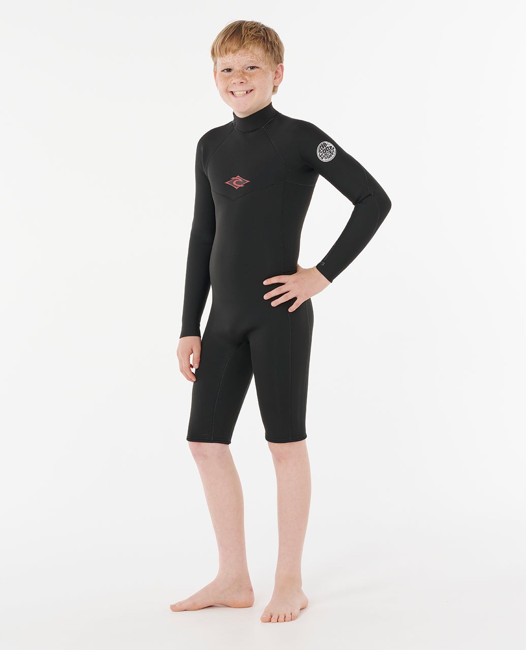 Rip Curl Kids Dawn Patrol Long Sleeve 2mm Back Zip Spring Suit Wetsuit