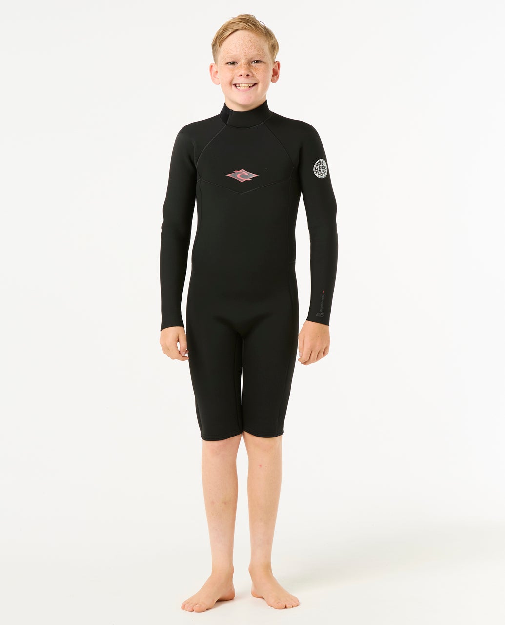 rip curl Kids Dawn Patrol Long Sleeve 2mm Back Zip Spring Suit Wetsuit