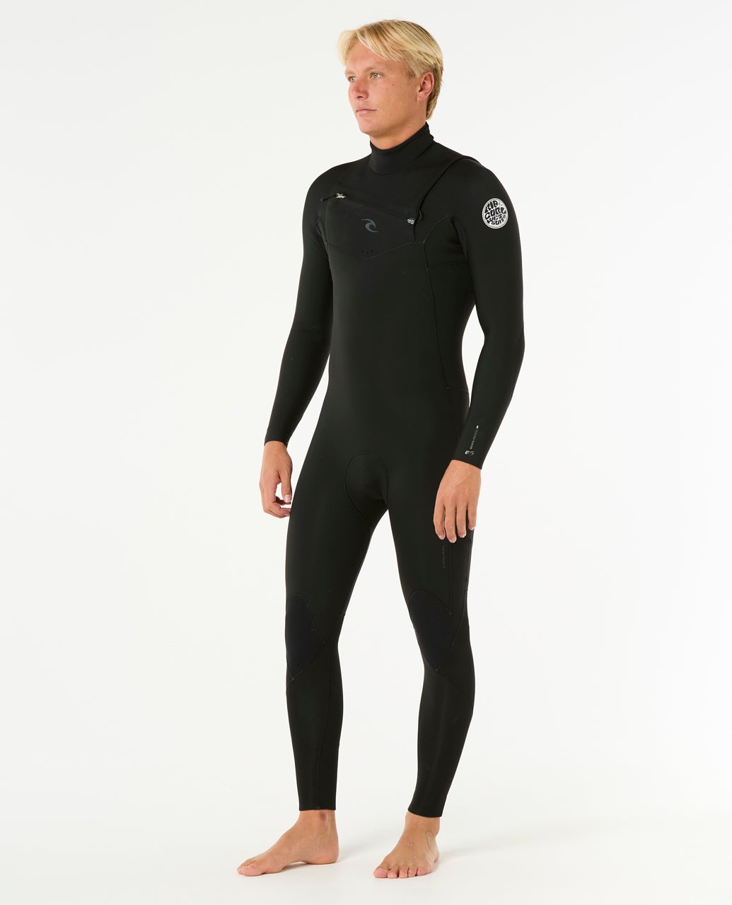 Rip Curl Mens Dawn Patrol 4/3 Chest Zip Steamer Wetsuit
