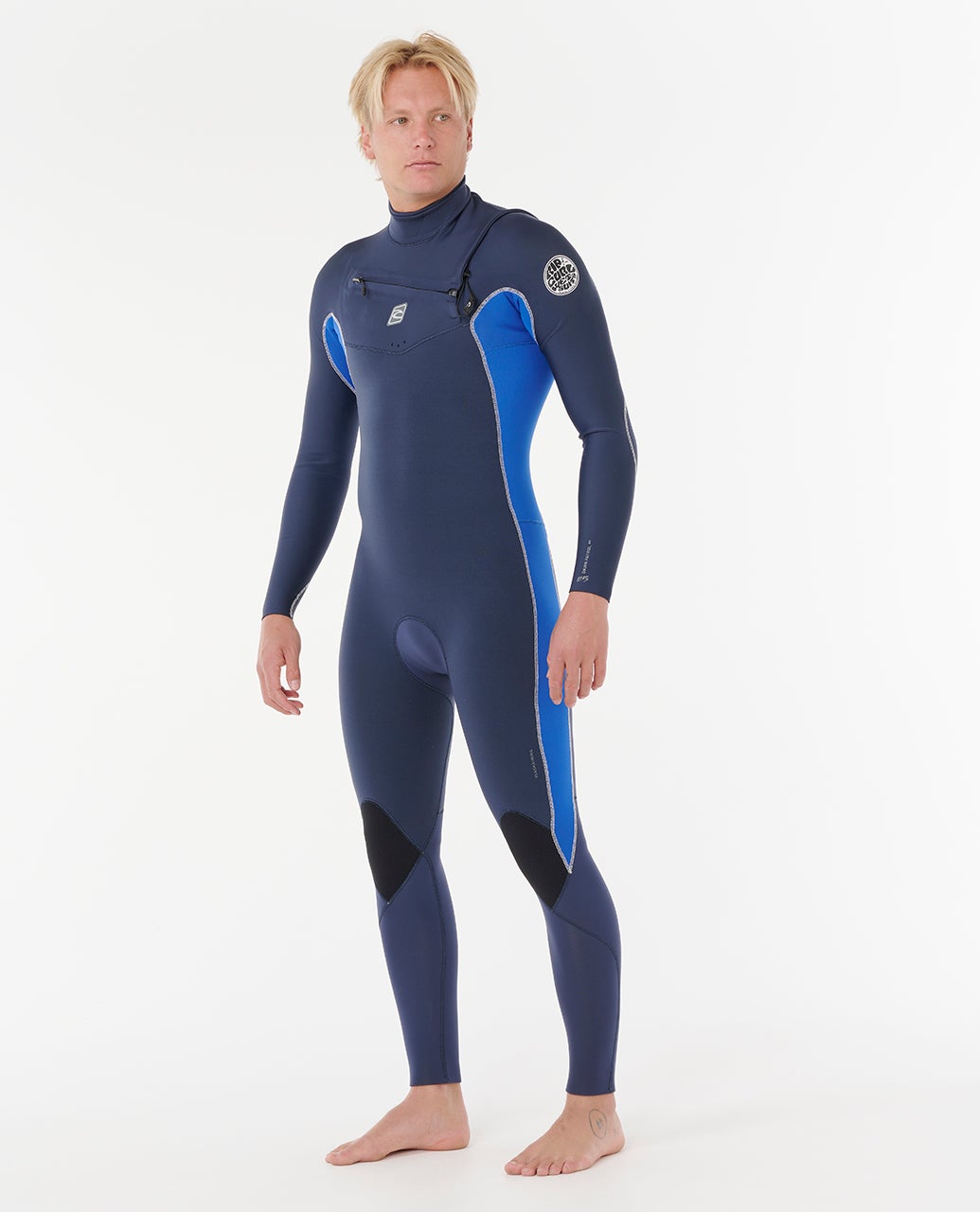 Rip Curl Mens Dawn Patrol 4/3 Chest Zip Steamer Wetsuit