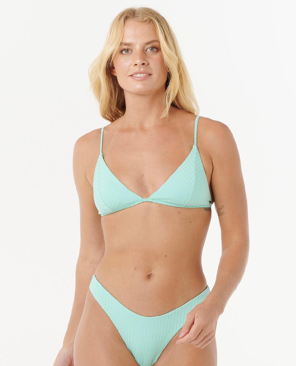 rip curl Premium Surf Banded Fixed Triangle Bikini Top