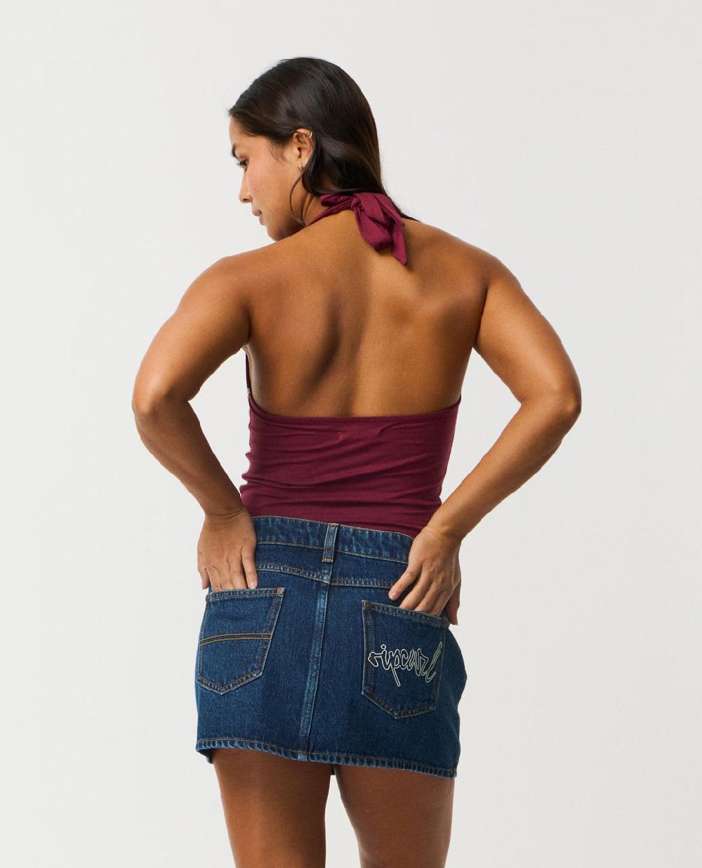 Rip Curl Archive Script Jersey Halter