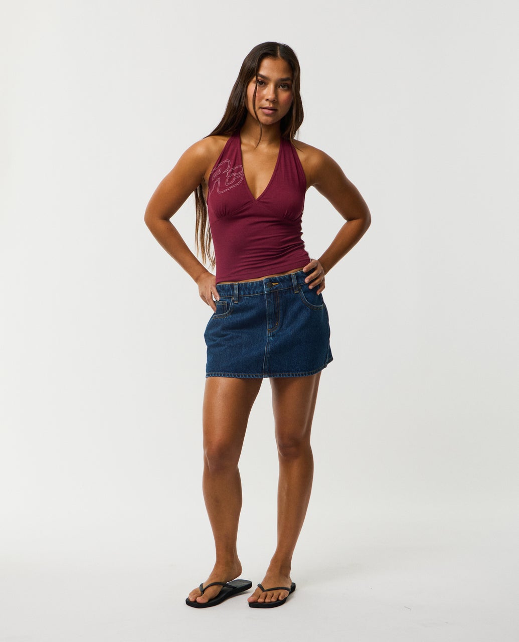 Rip Curl Archive Script Jersey Halter