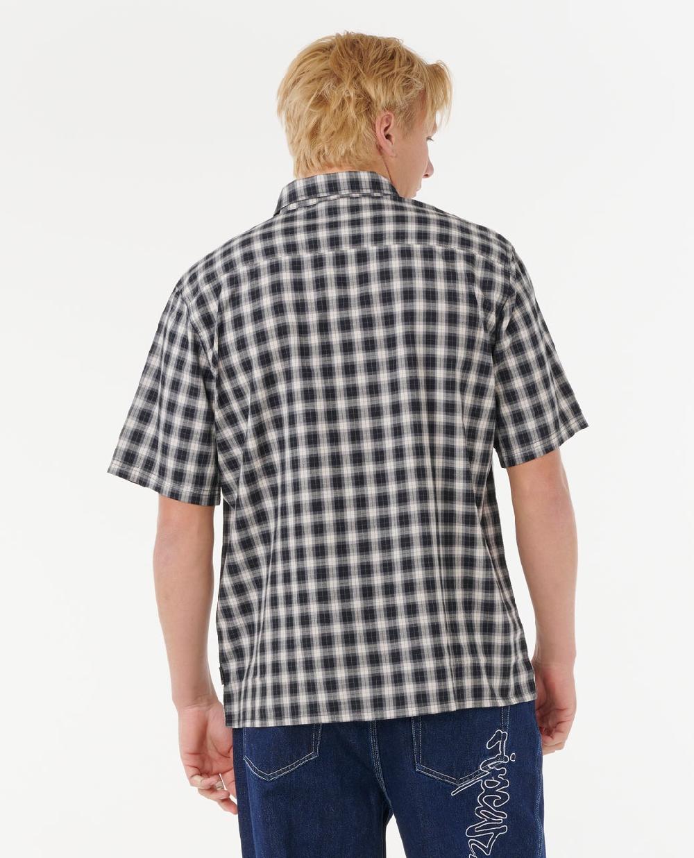 Rip Curl Archive Script Plaid Short Sleeve Shirt