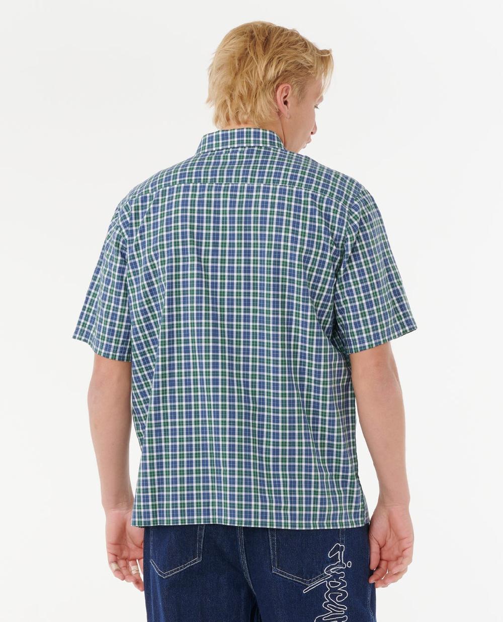 Rip Curl Archive Script Plaid Short Sleeve Shirt