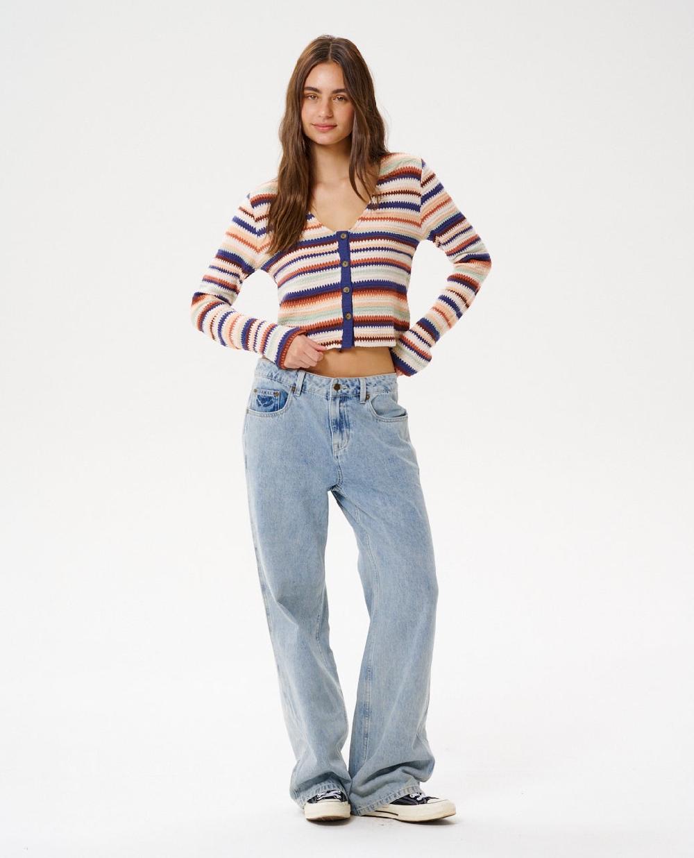 Rip Curl Bobbi Stripe Button Through