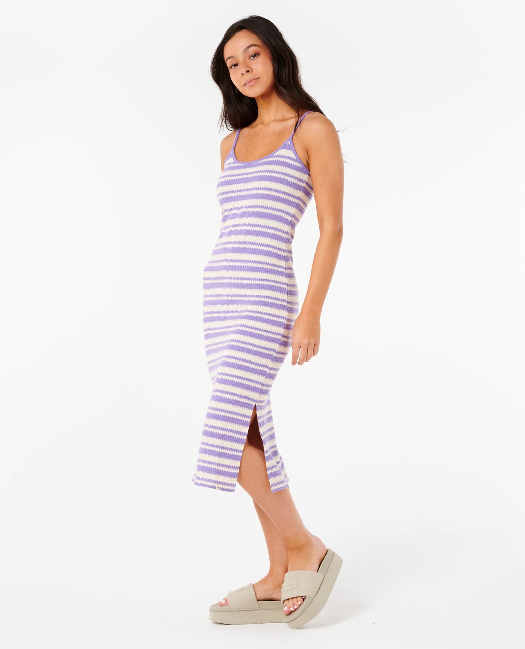 Rip Curl Bobbi Stripe Midi Dress