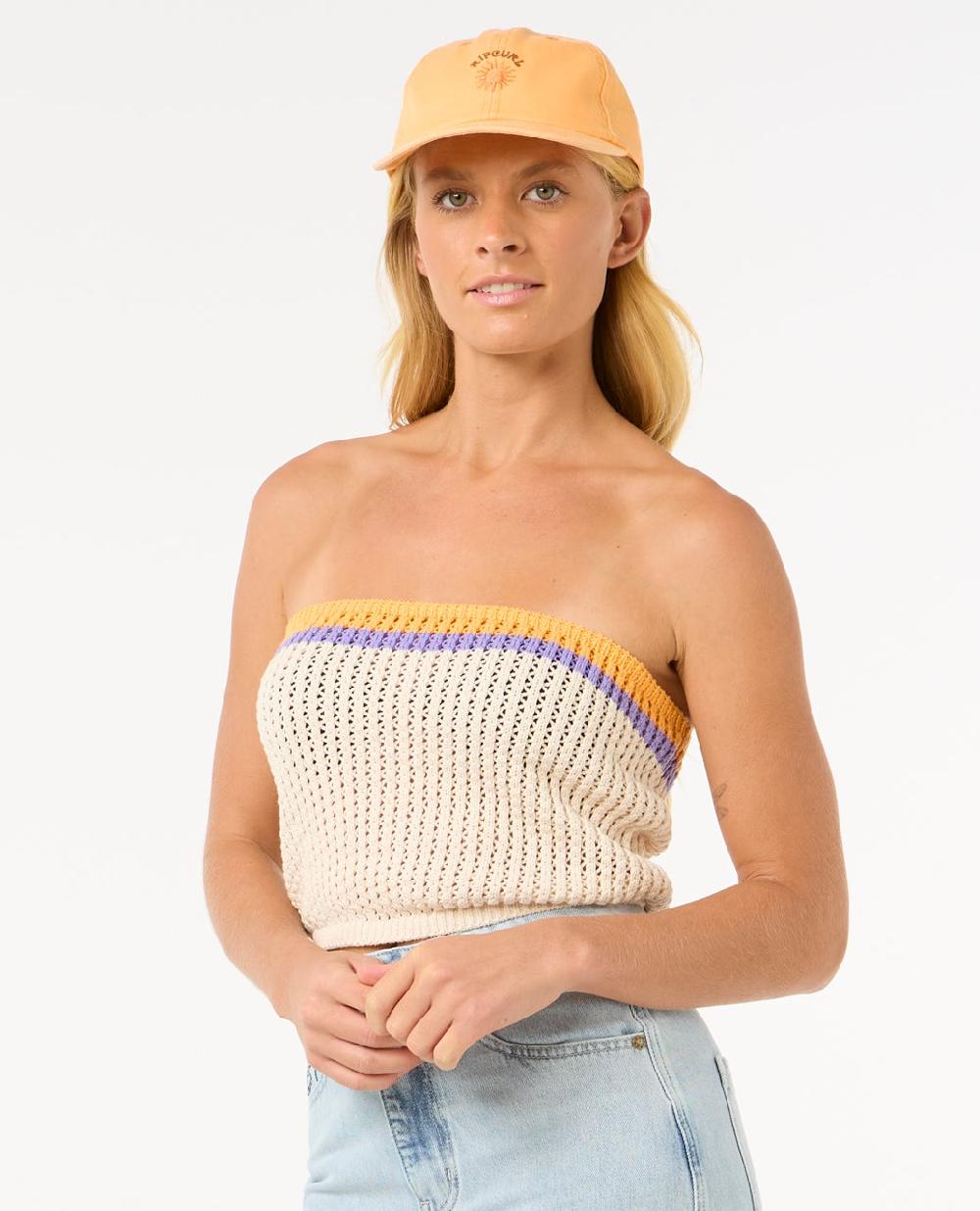 Rip Curl Cala Vadella Crochet Top