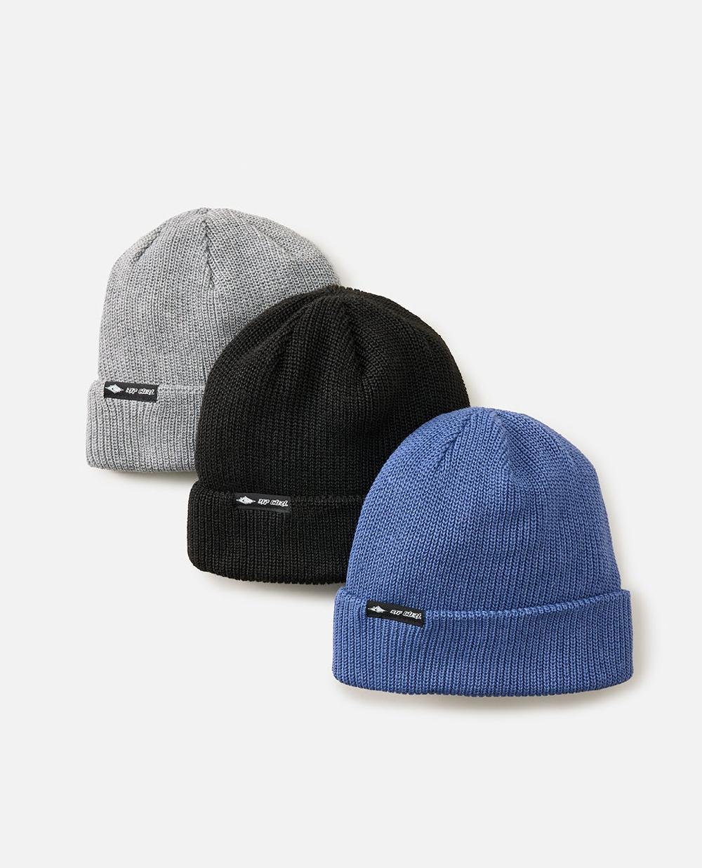 rip curl Classic Surf Reg Beanie 3-Pack