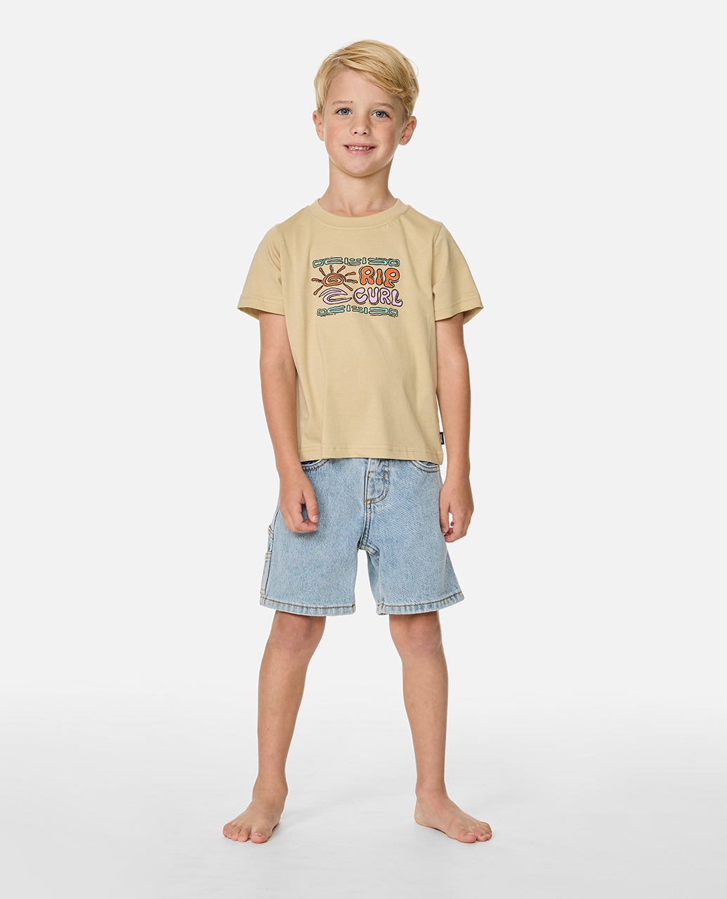 Rip Curl Cosmic Surfing Logo Tee - Kids